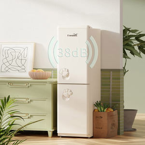 Réfrigérateur rétro Xinfei 175L, réfrigérateur <span class=keywords><strong>vintage</strong></span> à deux portes, congélateur supérieur, réfrigérateur domestique, réfrigérateur compact - Product Image 5