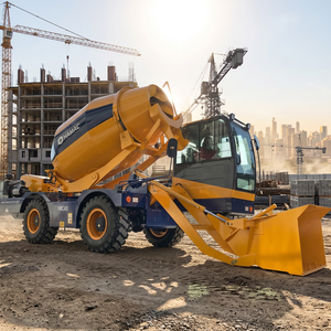 Camión Mezclador de Concreto Autocargable Pequeño, Nuevo, con Componentes Centrales de Alta Eficiencia para Construcción: Motor y Bomba de 4m - Product Image 2