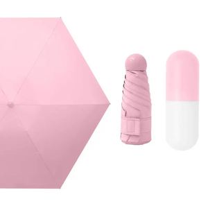 Best Creative Stylish Designer Cute Pink Handcrafted <b>Outdoor</b> Manual Capsule Advertising Rain Folding Mini <b>Umbrella</b> - Product Image 3