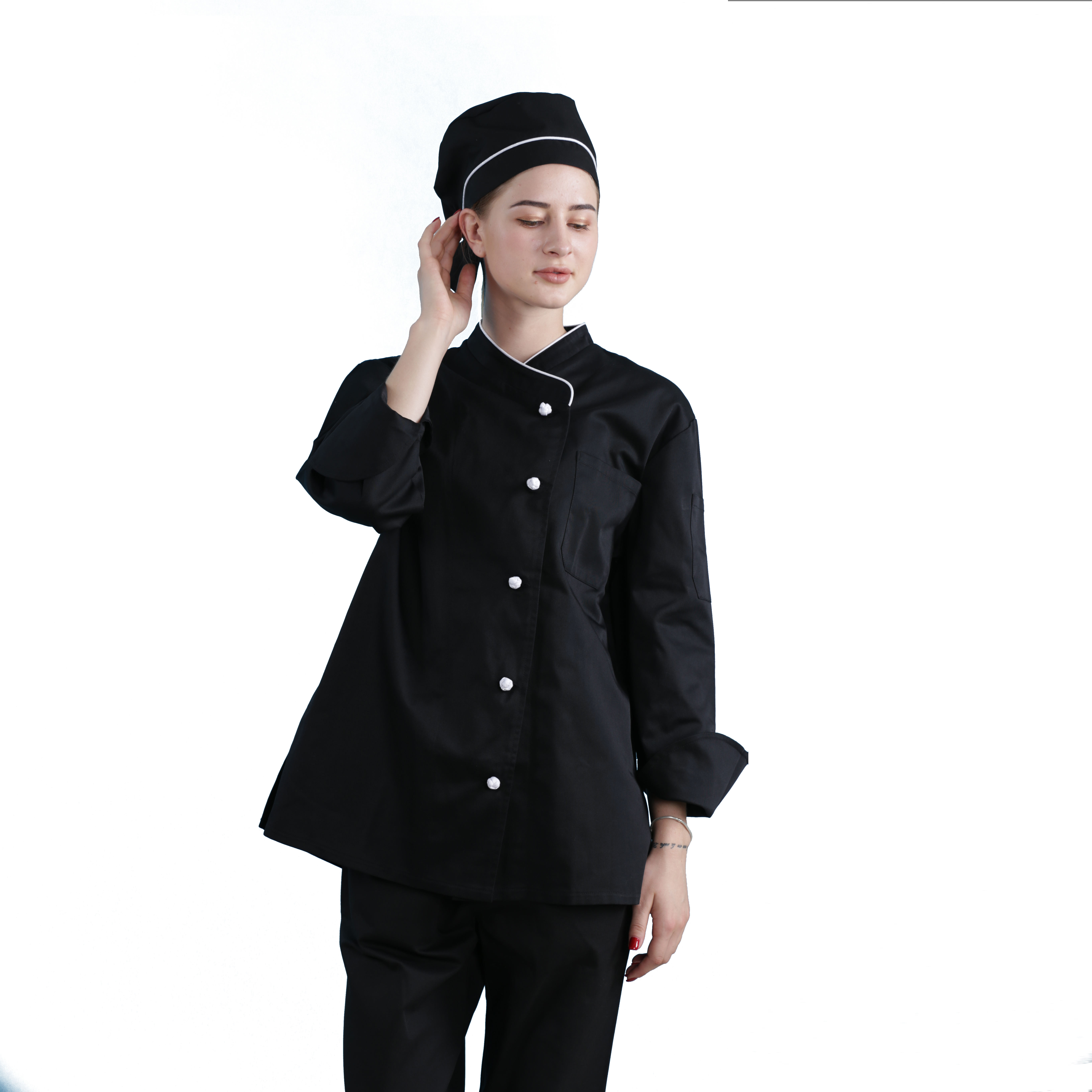 สีดำกับท่อสีขาว