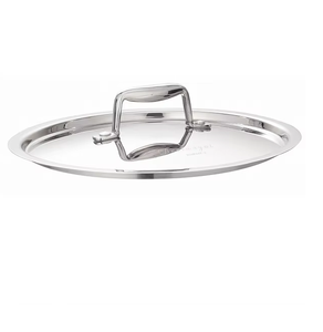 Wok Kadhai Triply 28 cm en acier inoxydable de qualité 304, poêle haut de gamme idéale pour les sautés, les fritures et la cuisine quotidienne - Product Image 1