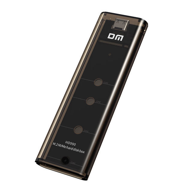 M.2 NVME to TYPE C 3.1 SSD Enclosure 10Gbps M.2 Ssd Hdd Enclosure HD990