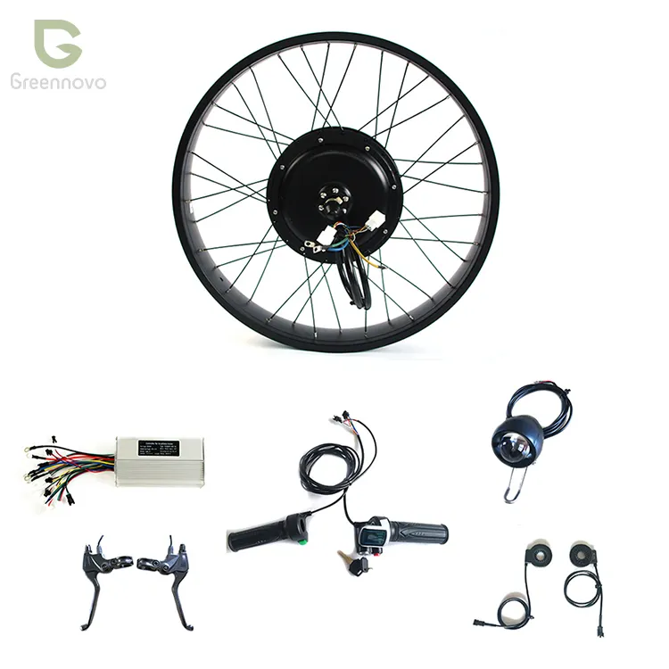 Greennovo Vendre à bas prix Kit de vélo électrique haute performance haute puissance Kits de conversion de vélo électrique