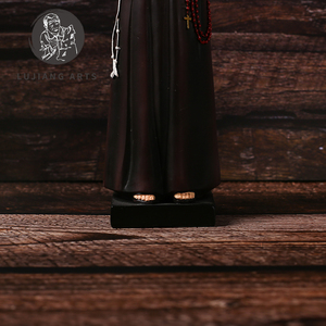 Estatua de 7 pulgadas Fray <span class=keywords><strong>Leopoldo</strong></span>, escultura de resina Fray <span class=keywords><strong>Leopoldo</strong></span>, decoración Fray <span class=keywords><strong>Leopoldo</strong></span> en Base, figurita, regalo religioso - Product Image 5
