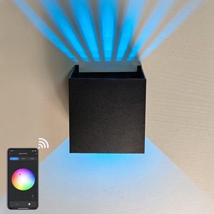 แอปมือถือ Smart Graffiti รุ่นล่าสุด ควบคุมไฟ LED สำหรับติดผนังภายนอกอาคาร ระเบียง ชานบ้าน กันน้ำ RGBW  ทำจากอะลูมิเนียม - Product Image 1