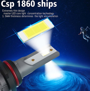 <span class=keywords><strong>2023</strong></span> nouveau modèle T6 super luminosité 1860 puces 6000K 20000 lumen 40 watts H7 H11 9005 9006 9012 phares à led - Product Image 5