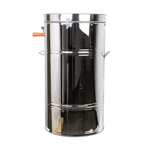 Fully Enclosed 2 Frame Manual Radial Honey Extractor / Stainless Steel Honey Centrifuge From Manufacture Beekeeping Tools