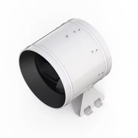 Ventilateur de ventilation en ligne à flux mixte à faible bruit Nussun High Speed 12 pouces avec moteur EC pour l'agriculture verticale