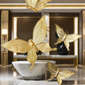 Support papillon artisanal en ABS écologique, motif animal personnalisable, idéal pour la décoration de la maison, des hôtels, des couloirs et des mariages – Vente chaude - Product Image 2