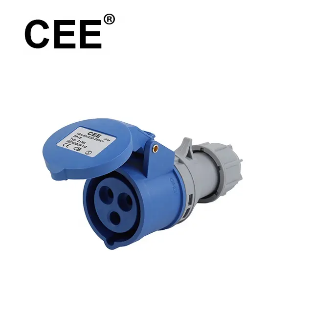 CEE coupler uk 230v 3pin Caravan industrial plug socket IP44 16A