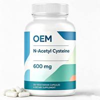 N-acétylcystéine 600 mg, 120 capsules végétariennes, complément alimentaire