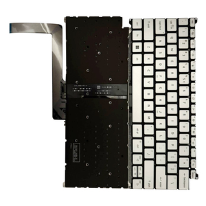 Teclado para portátil versión US/RU para Swift Go 14 SFG14-41 SFG14-71 SFG14-71T con retroiluminación plateada - Product Image 4
