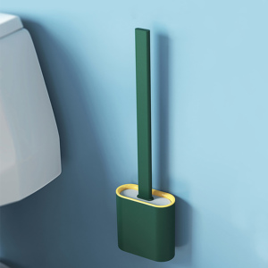 Set di Spazzole per WC da Parete Bestseller, Utensili per Pulizia Domestica con Manico Lungo, Testa in TPR, Spazzola Piatta per Tutte le Stagioni - Product Image 6