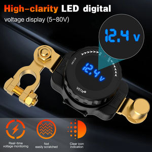 कार/ट्रक डीसी संवेदनशीलता वोल्टमीटर डिस्प्ले इलेक्ट्रॉनिक्स बैटरी डिस्कनेक्ट स्विच टेस्टर - Product Image 5