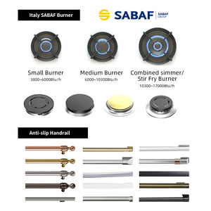 فرن غاز أمريكي فاخر من الفولاذ المقاوم للصدأ بطول 36 بوصة مع شهادة ETL للمطاعم من جوهتك - Product Image 5