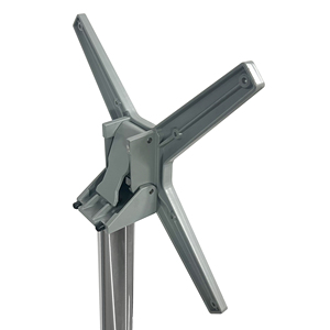 WEKIS Bar Cafe Furniture Aluminum Foldable Restaurant Garden Cast Aluminum <b>Folding</b> <b>Table</b> Base - Product Image 2