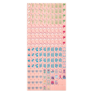 Juego de Mahjong Americano de Lujo Pink <span class=keywords><strong>Paris</strong></span>, 4 Capas, Fichas Acrílicas, 160 Piezas, Ecológico, Duradero, Portátil, Diseño Personalizable - Product Image 5