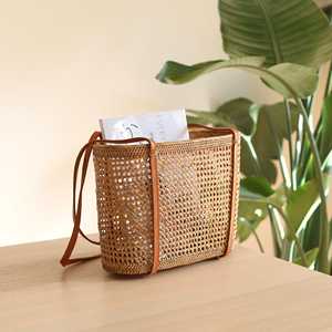 Vietnam Handmade Rattan Woven Tote Bag Natural <b>Straw</b> Shoulder Bag Beach Handbag Manufacturer Supplier - Product Image 5