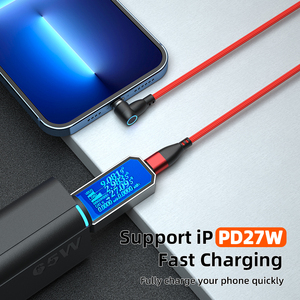 Cavo di ricarica magnetico tipo C a 90 gradi | 3 in 1 L cavo dati a forma compatibile con <span class=keywords><strong>Micro</strong></span> <span class=keywords><strong>USB</strong></span> tipo C Android <span class=keywords><strong>iPhone</strong></span> - Product Image 4