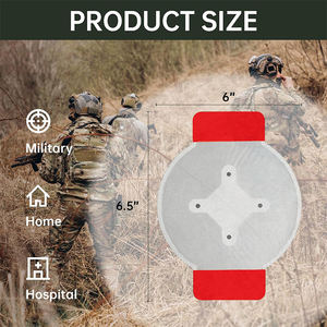Medische Kwaliteit Noodtrauma <span class=keywords><strong>Hydrogel</strong></span> Dressing 4 Kanalen Ventilatieopeningen Borstafdichting - Product Image 2