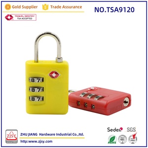 Tsa9120 אופנה באיכות גבוהה פלסטיק בטיחות נסיעות תרמיל מנעול מנעול סיסמא שלוש ספרות נגד גניבה - Product Image 4
