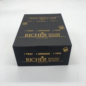 Branded King Size Pre-<b>Roll</b> Cones Kit Organic Hemp Rolling <b>Papers</b> Wood for Smoking <b>Paper</b> Tray Includes Arabic for Smoking - Product Image 6