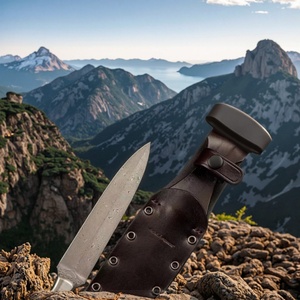 มีด RAM B MK10 สแตนเลสสตีล ด้ามจับ G10 สำหรับงาน DIY ระดับมืออาชีพ มีดต่อสู้ทางยุทธวิธี ใบมีดไม่ปรับได้ ปรับแต่งได้ ใช้กลางแจ้ง พร้อมปลอกมีด OEM - Product Image 5