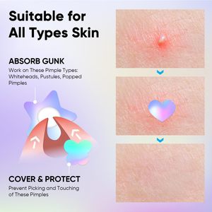 Patchs hydrocolloïdes holographiques personnalisés en gros pour l'acné – Couvre-acné - Product Image 6