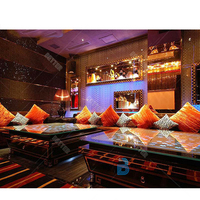 Comptoir de Bar Lumineux à LED pour Restaurant, Café, Jus, Cocktail, Discothèque et Maison, Design Industriel Commercial en Bois, Grande Vente