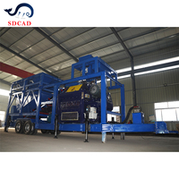 Centrale à béton mobile de 75 m³/h avec convoyeur à vis WAM et système de contrôle numérique pour une production de béton à haute efficacité