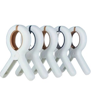 Clothes Drying Clips Plastic Round Strong Windproof Non Slip For Quilt And Clothing Organizer Durable PP Material Modern Style - Product Image 1