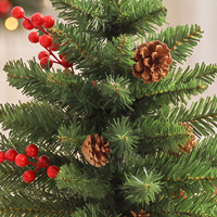 Árbol de Navidad de Mesa, Mini Adornos Pre-decorados, Decoración Navideña para Oficina, Hogar, Venta al por Mayor, Personalización OEM/ODM