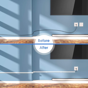 Goulotte de protection de câbles en PVC ignifuge à surface lisse, peignable, suspendable, pour câbles dissimulés, avec passages de câbles - Product Image 6