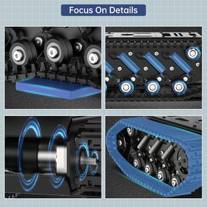 Encoder di assorbimento degli urti del motore a corrente continua del telaio del Robot Smart Car Full-Metal fai da te - Product Image 4