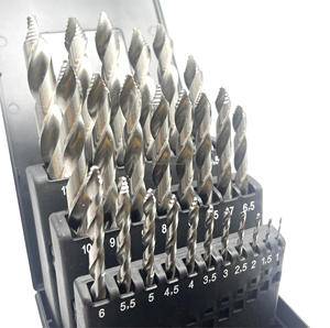 2025ดอกสว่านแบบขั้นบิดทำจากเหล็กมุม135องศาความเร็วสูง - Product Image 1