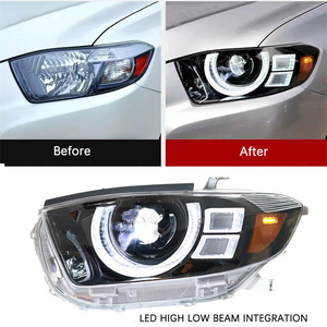 Projecteurs LED pour Toyota Highlander <span class=keywords><strong>High</strong></span> <span class=keywords><strong>Lander</strong></span> 2009 2010 2011 Phare DRL Clignotant Feux de route Phare - Product Image 5