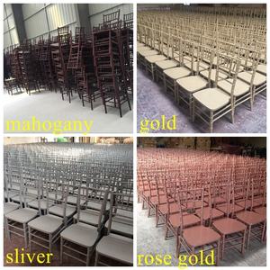 Alquiler de muebles de boda Chiavari de madera <span class=keywords><strong>sillas</strong></span> de comedor <span class=keywords><strong>sillas</strong></span> <span class=keywords><strong>Tiffany</strong></span> blancas para Banquete de jardín - Product Image 6