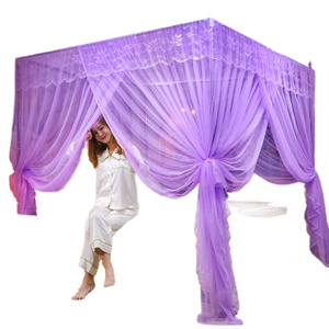 <span class=keywords><strong>Moustiquaire</strong></span> de <span class=keywords><strong>Lit</strong></span> Pliante de Luxe et de Haute Qualité <span class=keywords><strong>Grand</strong></span> Carré Style Palais pour Chambre à Coucher Maison Extérieur Camping – <span class=keywords><strong>Lit</strong></span> King Size <span class=keywords><strong>Double</strong></span> - Product Image 1