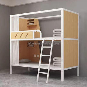 Cama Cápsula de Venta Directa con Armario, Muebles de Hostal Cápsula, Camas Dobles con Almacenamiento, Cápsulas para Dormir - Product Image 2