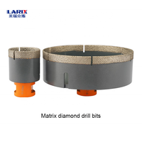 Foret diamanté brasé sous vide LARIX M14 Core 6-68 mm pour maçonnerie, béton, céramique, granit et carreaux de marbre, personnalisable