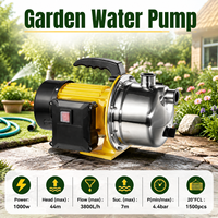 Pompe à eau de jardin avec interrupteur manuel pour rehaussement de pression du robinet domestique, transfert d'eau de puits, système d'irrigation par aspersion pour serre
