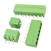 Bloque de terminales PCB enchufable de paso de 3.81mm - Conector de pines en ángulo recto con brida para conexión sin soldadura