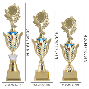Premio de arte popular Taza de trofeo rojo Tazas Golden Toppers para juegos de reuniones anuales de la compañía de seguros y regalos de bienvenida AD11 - Product Image 5