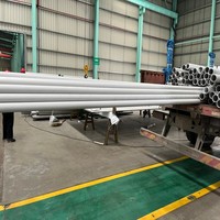Tubería Industrial Soldada de Acero Inoxidable Ferrítico 409L 410S 436L 439 441 443 444, Tubo Redondo Resistente a Altas Temperaturas