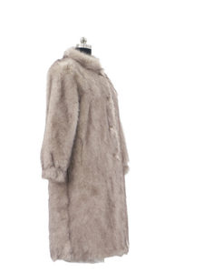 Kunst pelzmantel langer Mantel für Frauen Natur leder Pelz mäntel Mode Outdoor Warm Luxus Faux <span class=keywords><strong>Fox</strong></span> Fur Jacket - Product Image 4