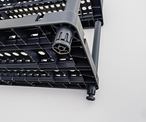 رف بلاستيكي قائم بذاته شديد التحمل 80 وحدة رفوف تخزين جديدة بسعة - Product Image 4