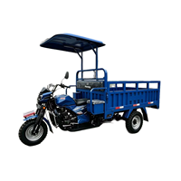 KEYU 2026 Hot <strong>Selling</strong> Home Durable 3-Wheel Motorized Open <strong>Motorcycle</strong> with <strong>Sidecar</strong> Gasoline Petrol Cargo Tricycle