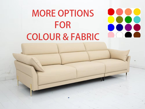 Sofá de Tela Moderno de Tres Plazas, Venta Directa de Fábrica Nisco, Tapicería Duradera, Diseño Confortable, para Apartamento, Dormitorio, Hotel - Product Image 2