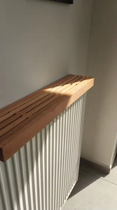 Cubierta superior de radiador de madera Radiador de color personalizado y estante calefactor Superficie <span class=keywords><strong>para</strong></span> dormir <span class=keywords><strong>para</strong></span> <span class=keywords><strong>gatos</strong></span> sobre el calentador - Product Image 3
