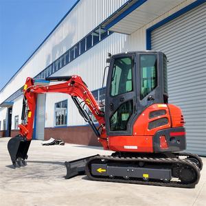 Mini Escavadeira LOGWAY de 4 Toneladas com Entrega Rápida, Motor Kubota, Escavadeira de Esteira para Uso Agrícola e Doméstico - Product Image 4